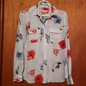 Ann Taylor LOFT, light blue, size small